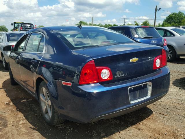 1G1ZC5E17BF332538 - 2011 CHEVROLET MALIBU 1LT BLUE photo 3