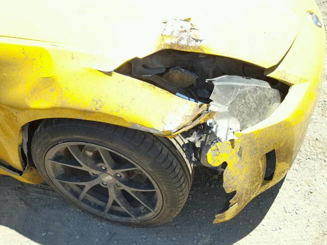 JN1AZ36D35M700006 - 2005 NISSAN 350Z ROADS YELLOW photo 9