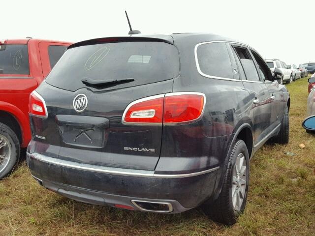 5GAKRAKD2GJ159418 - 2016 BUICK ENCLAVE BLACK photo 4