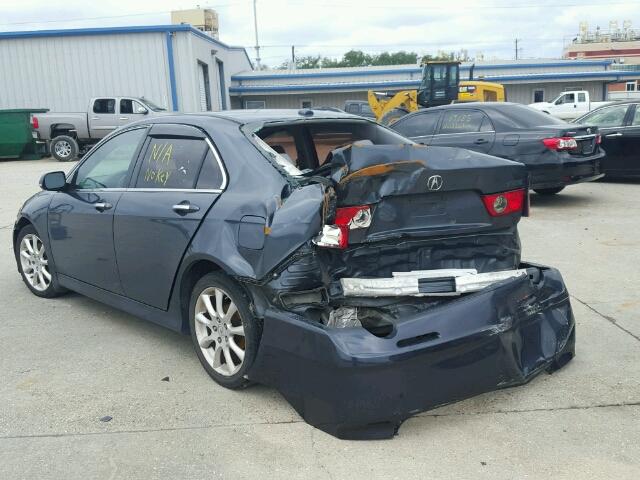 JH4CL96867C021481 - 2007 ACURA TSX GRAY photo 3