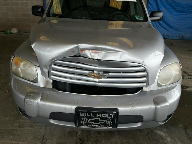 3GNBAADB2AS513243 - 2010 CHEVROLET HHR LS SILVER photo 9