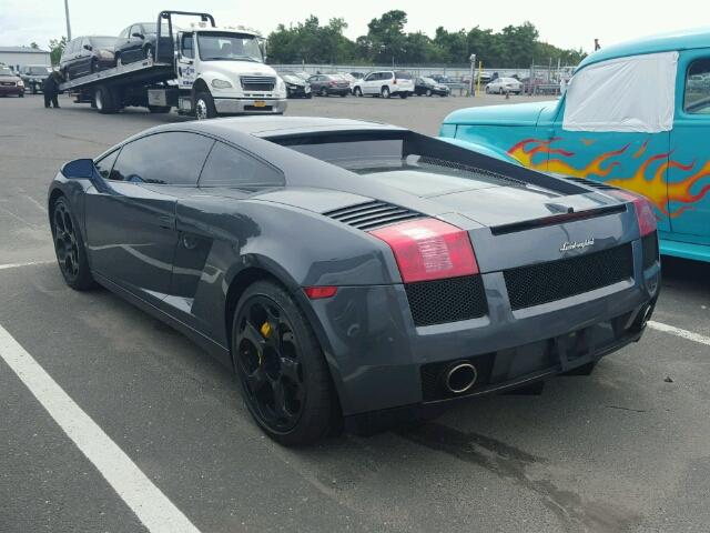 ZHWGU12T06LA03210 - 2006 LAMBORGHINI GALLARDO GRAY photo 3