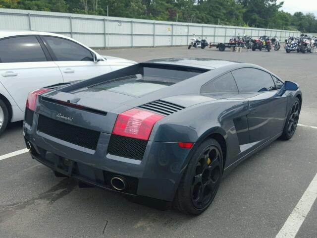 ZHWGU12T06LA03210 - 2006 LAMBORGHINI GALLARDO GRAY photo 4