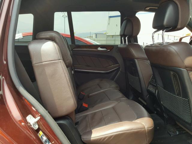 4JGDF2EE8EA363188 - 2014 MERCEDES-BENZ GL 350 BLU BROWN photo 6