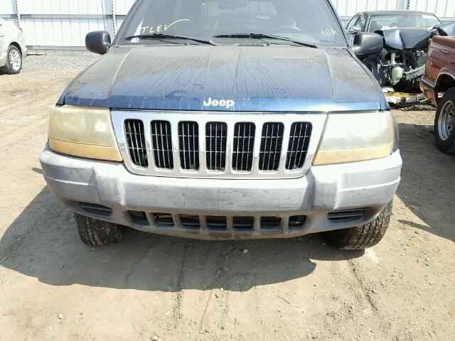 1J4G248S4YC365680 - 2000 JEEP GRAND CHER BLUE photo 7