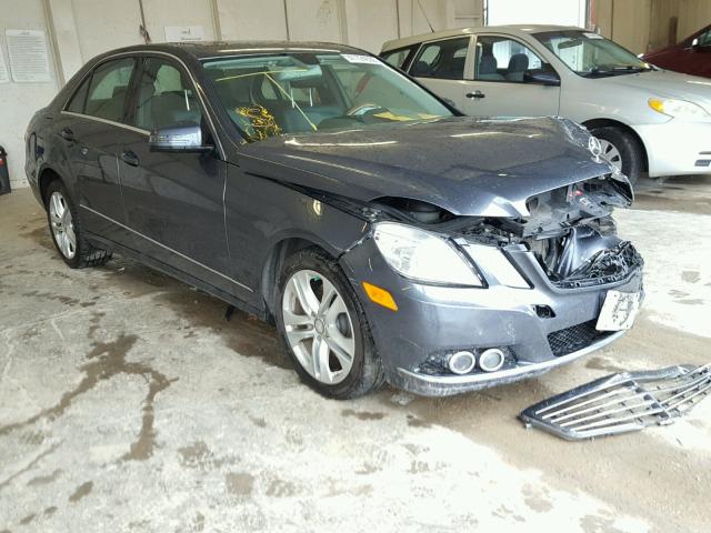 WDDHF8HB5AA147440 - 2010 MERCEDES-BENZ E 350 4MAT GRAY photo 1