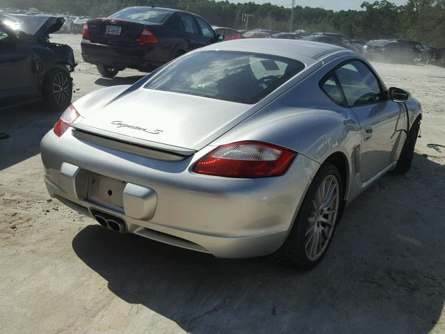 WP0AB29866U784639 - 2006 PORSCHE CAYMAN S SILVER photo 4