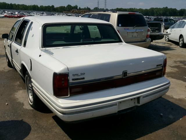 1LNLM82W1RY667350 - 1994 LINCOLN TOWN CAR S WHITE photo 3