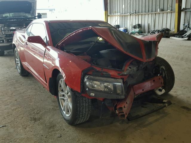 2G1FB1E35F9139531 - 2015 CHEVROLET CAMARO RED photo 1