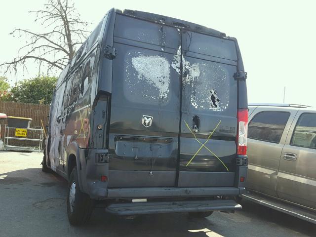 3C6TRVDG5JE111165 - 2018 RAM PROMASTER 烧焦的 照片 3