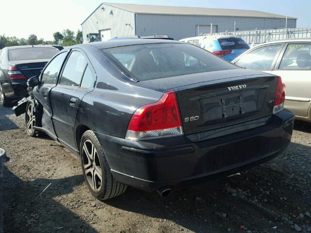 YV1RS592872627475 - 2007 VOLVO S60 2.5T BLACK photo 3