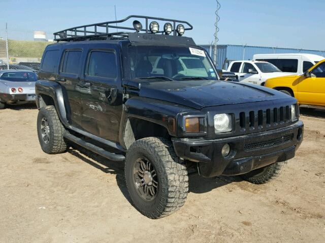 5GTDN13E578186414 - 2007 HUMMER H3 BLACK photo 1