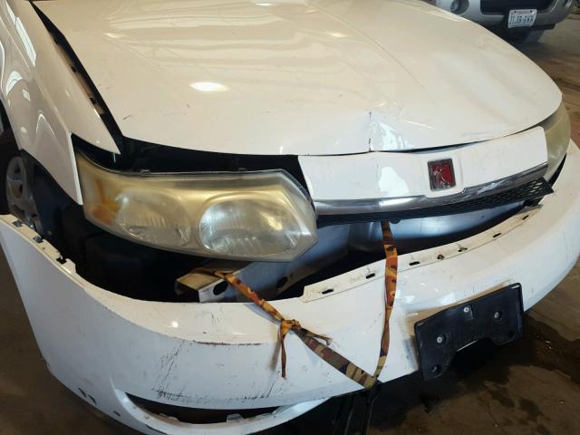 1G8AL52F63Z120132 - 2003 SATURN ION LEVEL WHITE photo 9