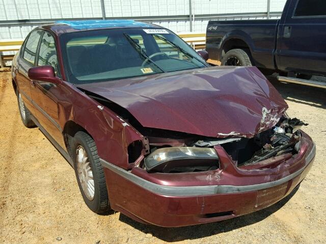 2G1WF55K7Y9381887 - 2000 CHEVROLET IMPALA MAROON photo 1