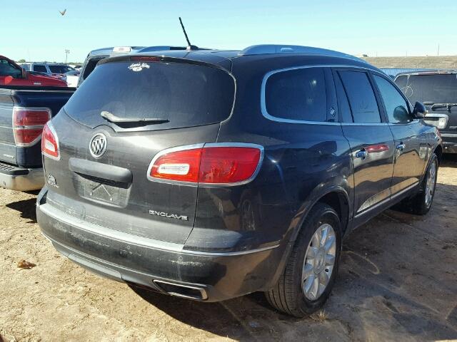 5GAKRCKD5EJ321714 - 2014 BUICK ENCLAVE BROWN photo 4