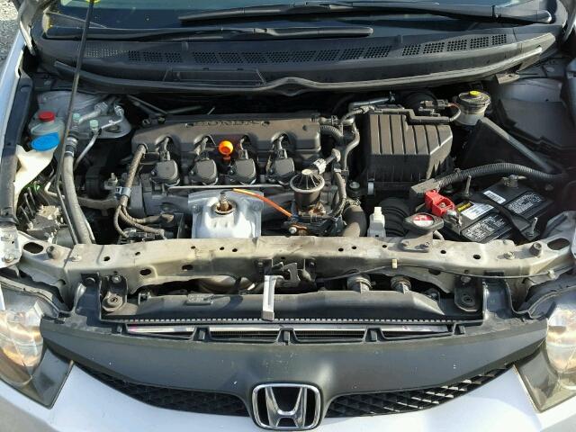 2HGFA1F90AH523133 - 2010 HONDA CIVIC GRAY photo 7