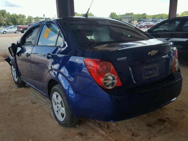 1G1JA5SH5E4144332 - 2014 CHEVROLET SONIC LS 蓝色 照片 3