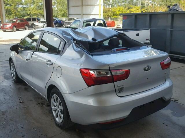 KNADM4A30H6062090 - 2017 KIA RIO SILVER photo 3