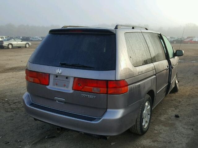 2HKRL1867YH540652 - 2000 HONDA ODYSSEY EX GRAY photo 4