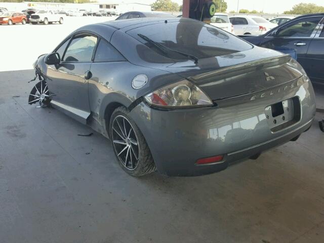 4A3AK34TX6E009706 - 2006 MITSUBISHI ECLIPSE GT GRAY photo 3