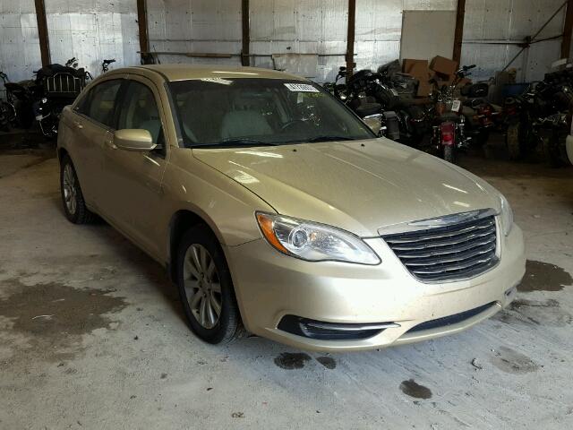 1C3BC1FB6BN511950 - 2011 CHRYSLER 200 TAN photo 1