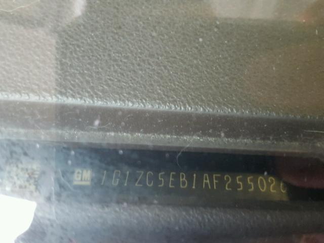 1G1ZC5EB1AF255026 - 2010 CHEVROLET MALIBU 1LT BROWN photo 10