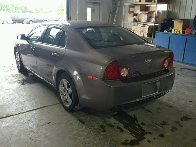 1G1ZC5EB1AF255026 - 2010 CHEVROLET MALIBU 1LT BROWN photo 3