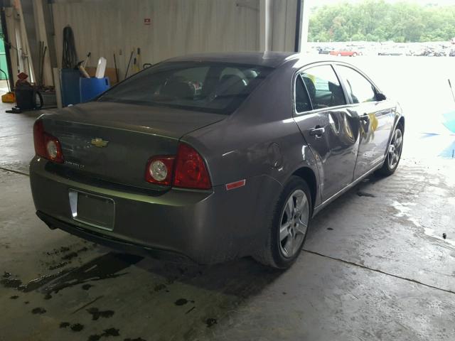 1G1ZC5EB1AF255026 - 2010 CHEVROLET MALIBU 1LT BROWN photo 4