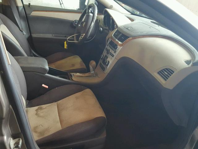 1G1ZC5EB1AF255026 - 2010 CHEVROLET MALIBU 1LT BROWN photo 5