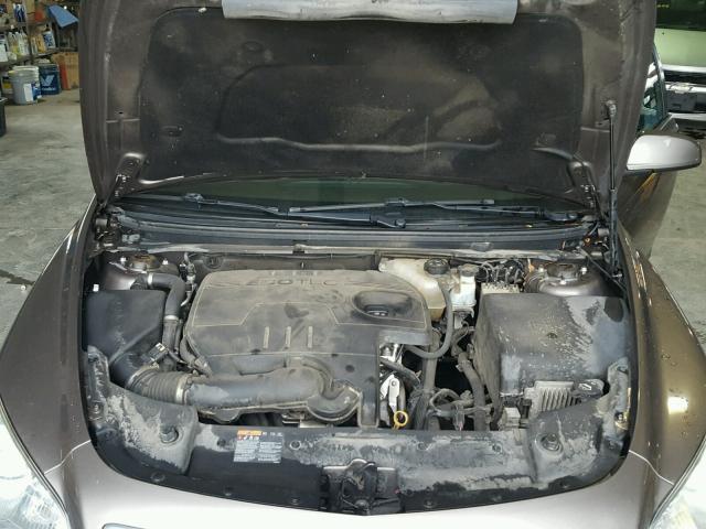 1G1ZC5EB1AF255026 - 2010 CHEVROLET MALIBU 1LT BROWN photo 7