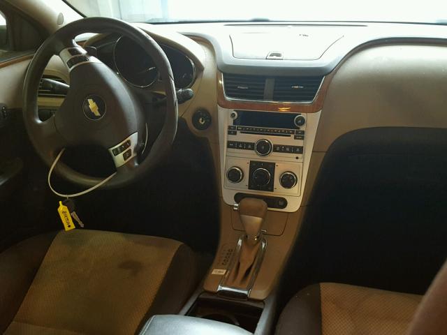 1G1ZC5EB1AF255026 - 2010 CHEVROLET MALIBU 1LT BROWN photo 9