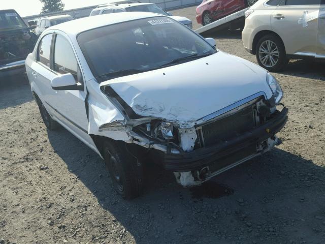 KL1TD5DE7BB251696 - 2011 CHEVROLET AVEO LS WHITE photo 1