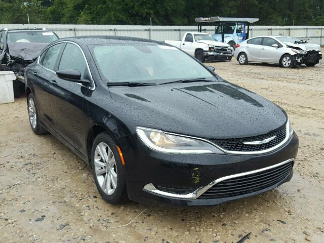 1C3CCCAB1FN675412 - 2015 CHRYSLER 200 LIMITE BLACK photo 1