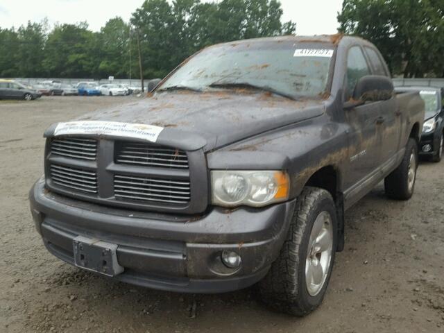 1D3HU18N32J149536 - 2002 DODGE RAM 1500 GRAY photo 2