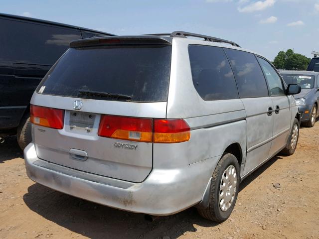 5FNRL18503B017584 - 2003 HONDA ODYSSEY LX SILVER photo 4