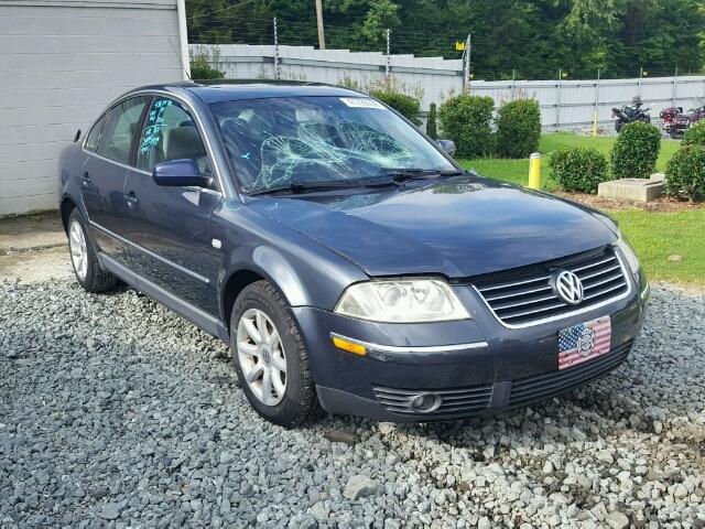 WVWPD63BX4P009708 - 2004 VOLKSWAGEN PASSAT GLS GRAY photo 1