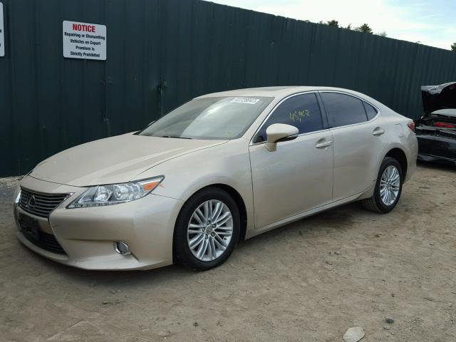 JTHBK1GG7D2036708 - 2013 LEXUS ES 350 GOLD photo 2