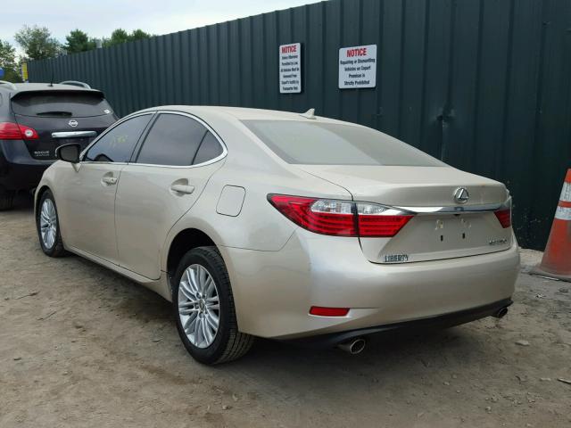 JTHBK1GG7D2036708 - 2013 LEXUS ES 350 GOLD photo 3