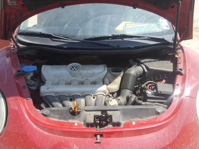 3VWPW31C38M515510 - 2008 VOLKSWAGEN NEW BEETLE წითელი ფოტო 7