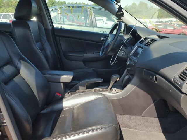 1HGCM66897A035904 - 2007 HONDA ACCORD EX BLACK photo 5