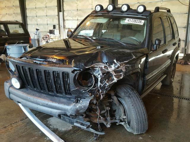 1J4GK38K86W101853 - 2006 JEEP LIBERTY RE BLACK photo 2