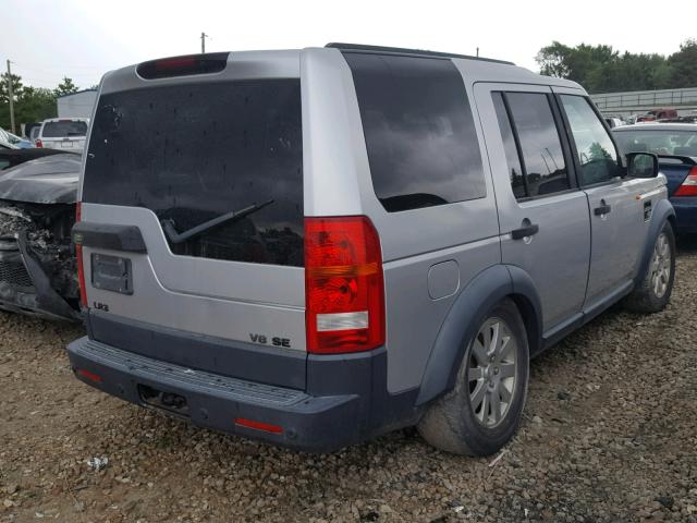 SALAE254X6A366072 - 2006 LAND ROVER LR3 SE SILVER photo 4