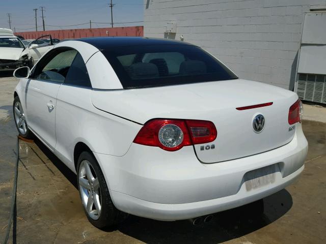 WVWDA71F47V041853 - 2007 VOLKSWAGEN EOS 2.0T S Ağ foto 3