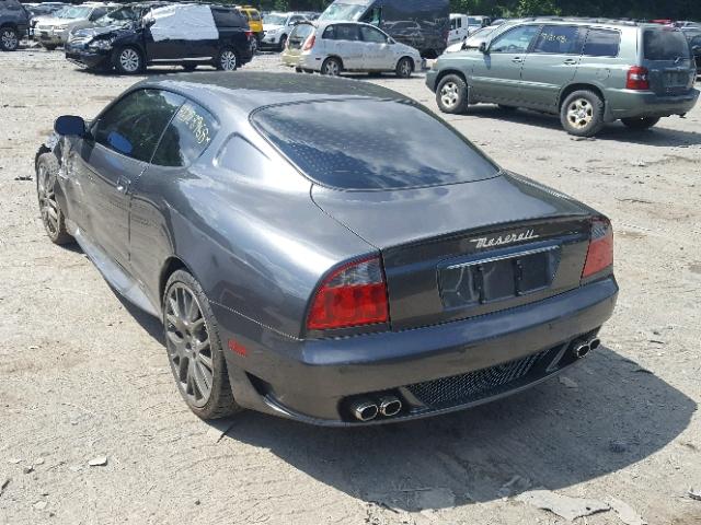 ZAMEC38A560022298 - 2006 MASERATI GRANSPORT GRAY photo 3