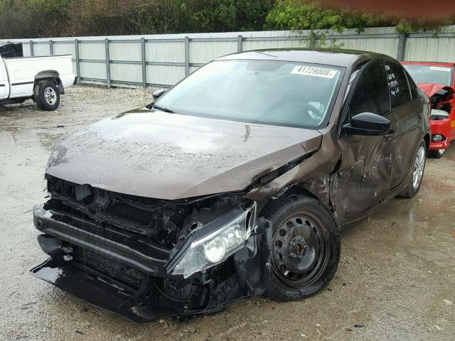 3VW2K7AJ0CM329539 - 2012 VOLKSWAGEN JETTA BASE Շագանակագույն լուսանկար 2