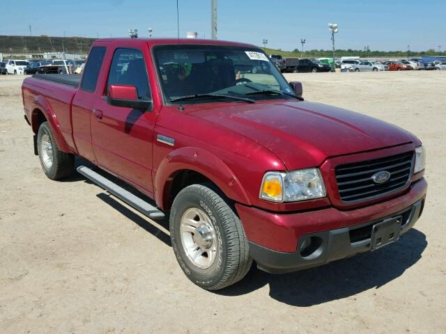 1FTYR14E39PA31722 - 2009 FORD RANGER RED photo 1