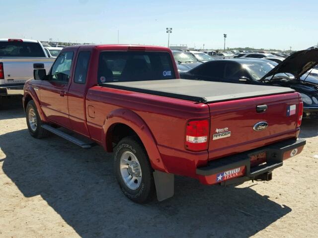 1FTYR14E39PA31722 - 2009 FORD RANGER RED photo 3