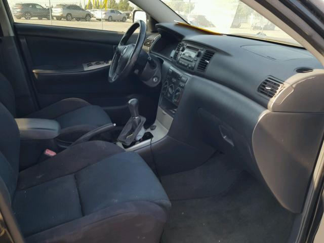 2T1BY32E65C350676 - 2005 TOYOTA COROLLA XR 黑色 照片 5
