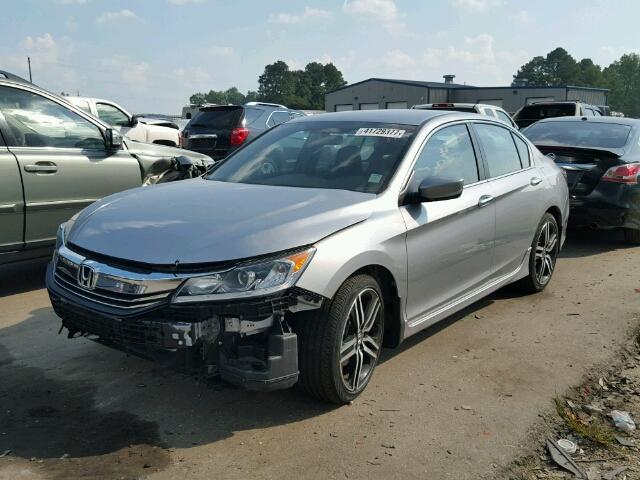 1HGCR2F12HA174609 - 2017 HONDA ACCORD SPO SILVER photo 2