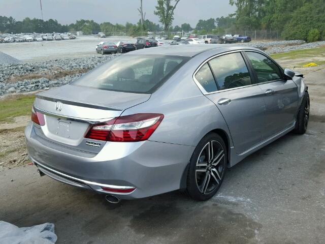 1HGCR2F12HA174609 - 2017 HONDA ACCORD SPO SILVER photo 4